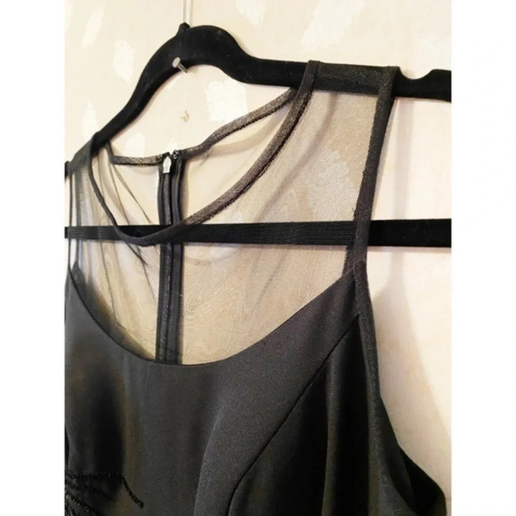 Night Studio • Black Beaded Cocktail Dress - Picture 4 of 6